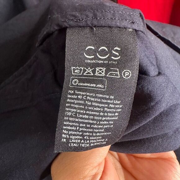 COS Cotton Button Front Dress - Picture 8 of 9